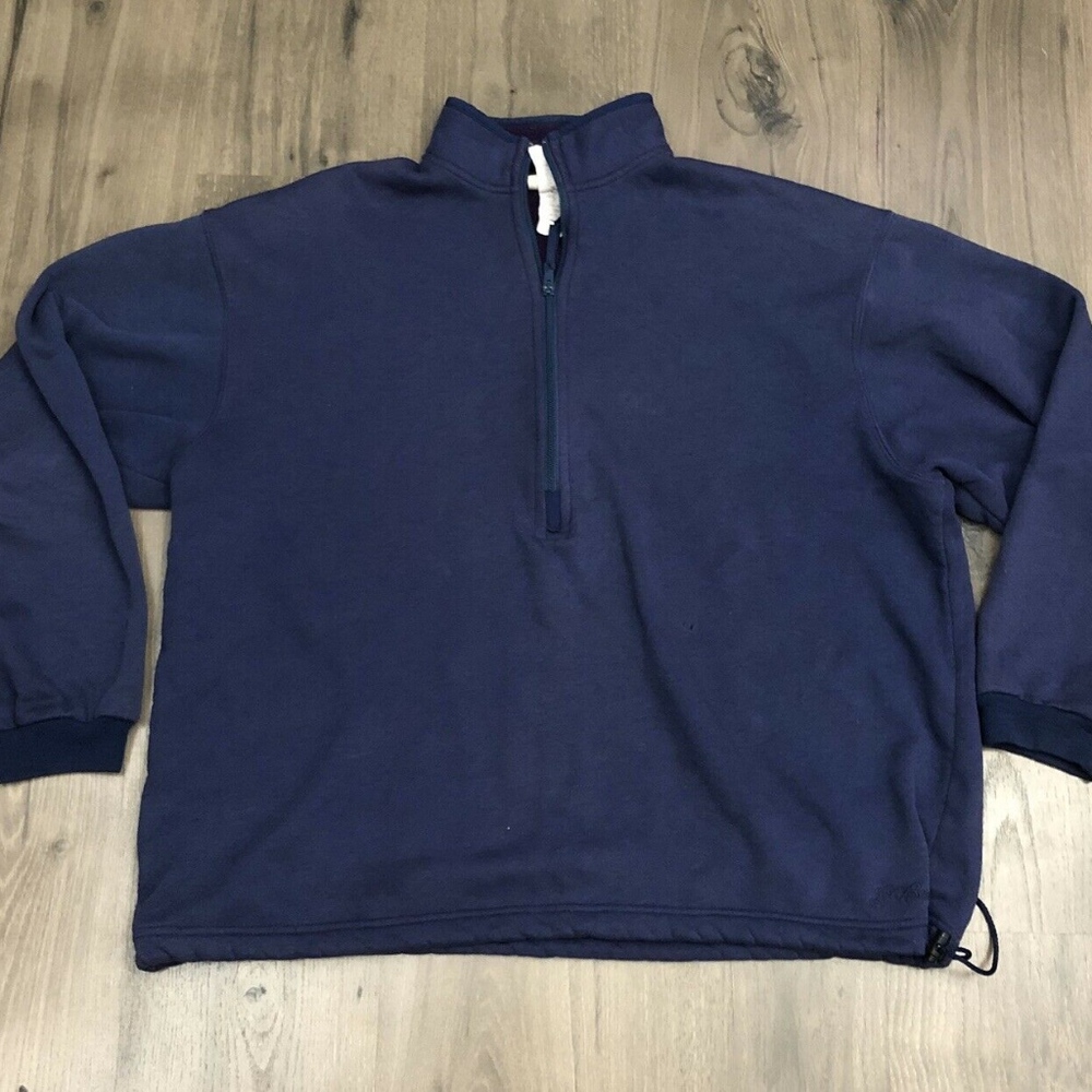 Vintage LL Bean 1/2 Zip Fleece Lined Shirt Jacket